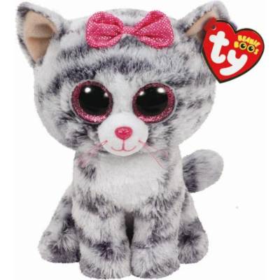 Ty Plus Ty Beanie Boos Kiki Grey Cat 23cm (1607-37075)
