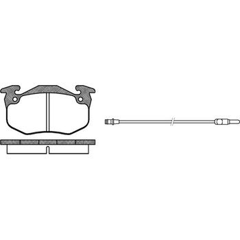 Sada brzdových platničiek kotúčovej brzdy REMSA 0144.32