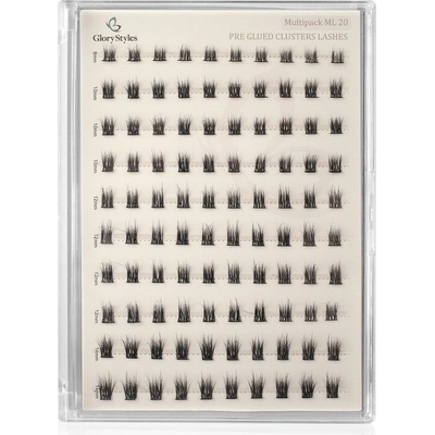GloryStyles Samolepící řasy ML20-A multipack