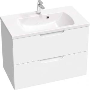 RAVAK Classic II - Шкаф за мивка 79x45x58 см, 2 чекмеджета, бял гланц X000001480 (X000001480)