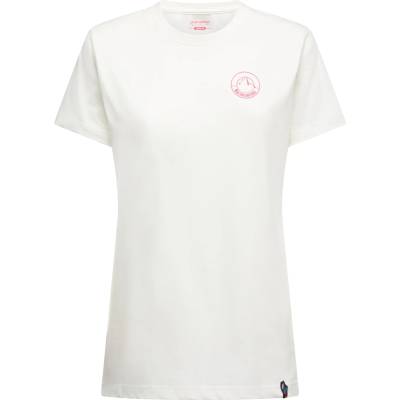 La Sportiva Дамска тениска La Sportiva Women's Circle Logo T-Shirt - Chalk / Azalea (916-6418-0112)