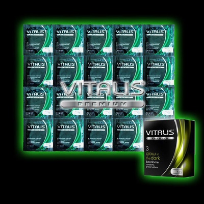 Vitalis Glow in the dark 3 ks