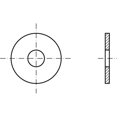 PROFISTYL DIN 9021 podložka po nýty velkoplošná pozink Varianta: DIN 9021 podložka pod nýty ZnB (8,4x24x2,0mm) M8 – Hledejceny.cz