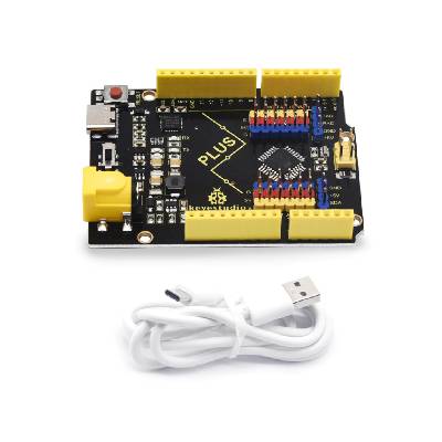 Keyestudio PLUS USB-C kompatibilní s Arduino UNO R3 + USB-C kabel