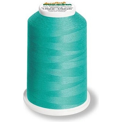 Overlockové nitě PES Madeira Aeroflock 100 (1000m) chemlonové barva 9892 turquoise