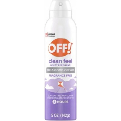 Off! Clean Feel Aerosol proti komárům klíšťatům a kousavým mouchám 147 ml