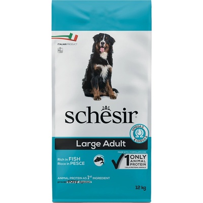 Schesir Dog Large Adult Tuniak a sleď s ryžou 12 kg