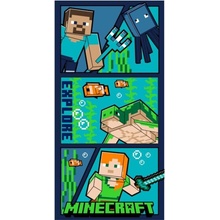 MInecraft osuška Explore Beach 70 x 140 cm