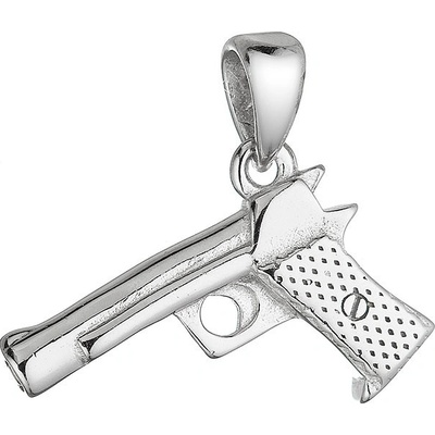 Evolution Group Stříbrný přívěsek pistole 64055