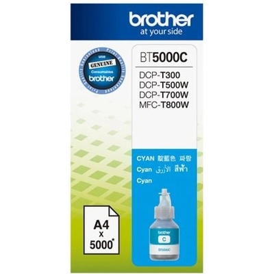 Ink Cartridge BROTHER Cyan for DCPT300YJ1, DCPT500WYJ1, DCPT700WYJ1, 5000p. , (BT5000C)