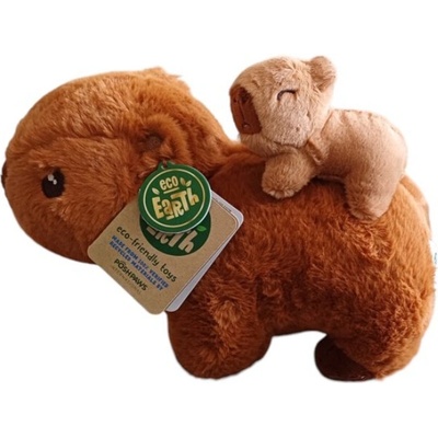 Kapybara hnědá s miminkem 25 cm