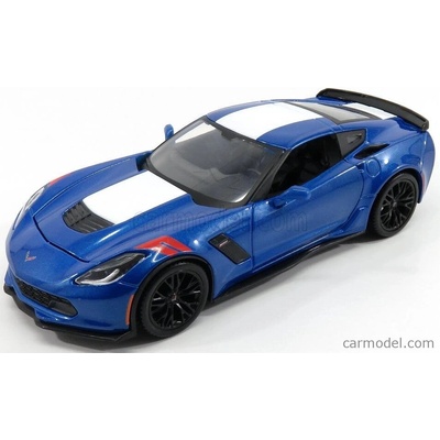 Maisto Chevrolet Corvette Grand Sport 2017 modrá 1:24