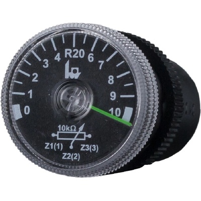 Potenciometr R20 10 kOhm stupnice 1–10 TELE Haase 282131