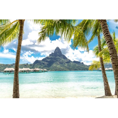 DIMEX ART Флизелинов фототапет гледка към бора бора 375 x 250 см