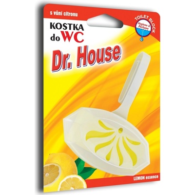 Dr. House kostka do WC citronová vůně 40 g