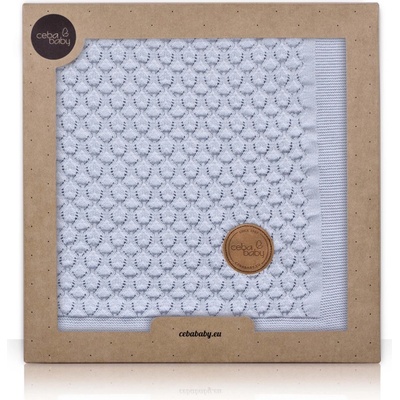 Ceba baby dětská deka Vlny Modrá