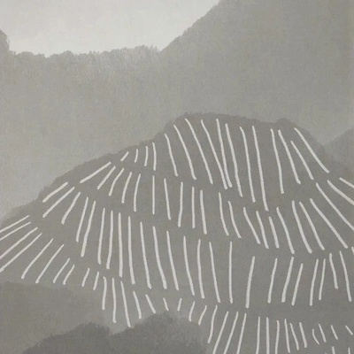 A.S. Création 18286 Vliesový panel Yuuma Kōri 280x300 cm sivá, rozměry 12,08x0,70m