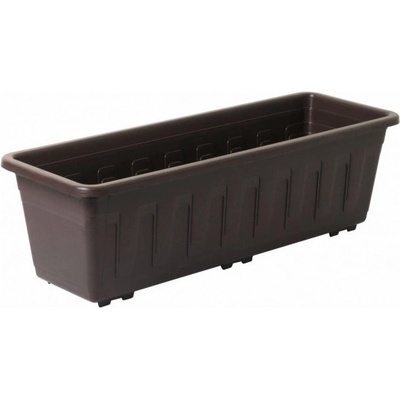 Plastkon Samozavlažovací truhlík Garden 60x14x17 cm hnědý