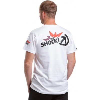 Meatfly pánské tričko Big Shock Teamup bílá