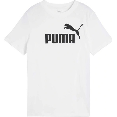Puma ESSENTIALS NO. 1 LOGO TEE G Dívčí triko, bílá