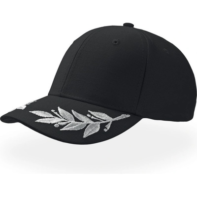 Atlantis Headwear Winner 6 panelová baseballová COT33021900299-black Černá