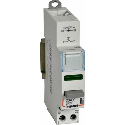 LEGRAND Spínač 412914 CX3 NO+zel.kontrolka 412914