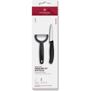 Victorinox Комплект нож и Y белачка SWISS CLASSIC, комплект от 2 бр. , черен, пластмаса, Victorinox (VN6711322)