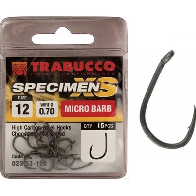 Trabucco Háčky XS Specimen 15 ks vel.6