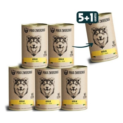 Paka Zwierzaka Adult Králičie s diviakom a tekvicou 6 x 400 g