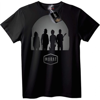 NOONEBRAND Тениска MORAT Силует на групата - 2XL, Black