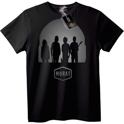 NOONEBRAND Тениска MORAT Силует на групата - 2XL, Black