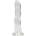 RealRock Bulbous Dildo with Suction Cup 17cm Transparent