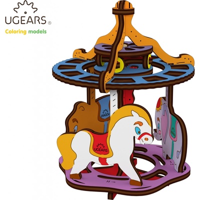 Ugears 30005 Kolotoč postav a vymaľuj