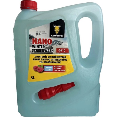 Coyote Nano zimná kvapalina do ostrekovačov bez farbív -20°C 5 l