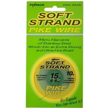 Drennan soft strand wire candátové lanko 10m 6,8kg