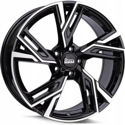MAM RS5 6,5x16 4x108 ET37 black polished red Inside