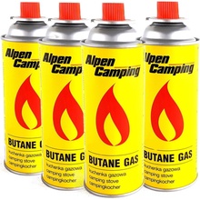 Alpen Camping Kartuša TT0875 plynová Gas Butane 400 ml - 4ks