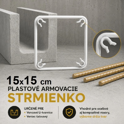ROXOR Betonárska výstuž - prúty, hrúbka 6 mm, dĺžka 6 m