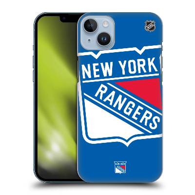 Pouzdro na mobil Apple Iphone 14 PLUS - HEAD CASE - Hokej NHL - New York Rangers - Velký znak (Obal, kryt pro mobil Apple Iphone 14 PLUS - Hokejové týmy - New York Rangers - Velké logo)