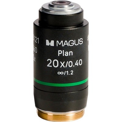 Обектив MAGUS 20PL60V Plan 20х/0, 40 ∞/1, 2 H 60 mm (85121)