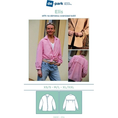 de-park Papírový střih - Elis vel. XS-XXL – Zboží Dáma
