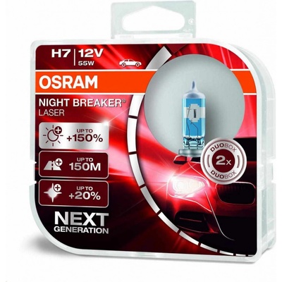 Osram Night Breaker Laser H7 PX26d 12V 55W 64210NBL-HCB