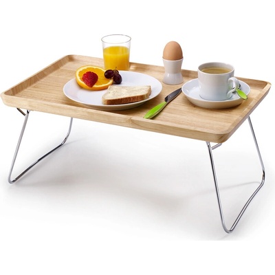 Continenta Servírovací podnos do postele ořechové dřevo 53x32cm
