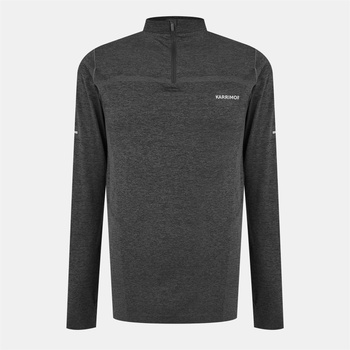 Karrimor Xlite Seamless Running Mens 1/4 Zip - Black