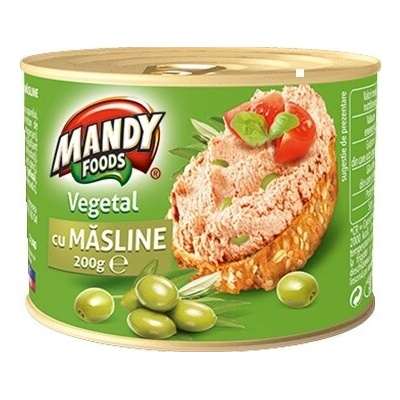 Mandy Rostlinná paštika se zelenými olivami 200 g