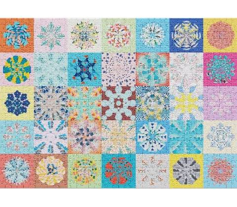 CLOUDBERRIES Patchwork 1000 dielov