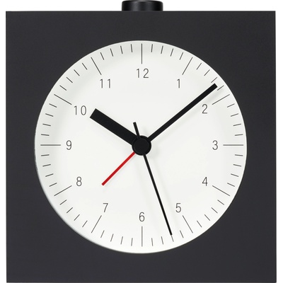 Lemnos Будилник City Pop L черно-бял (YK22-05 WH)