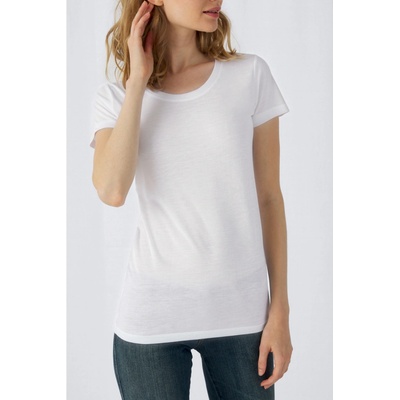 B&C Dámske tričko TW063 White