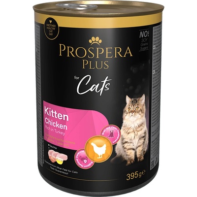 Prospera Plus Kitten kuraciecí paté, bohaté na krůtu 395 g