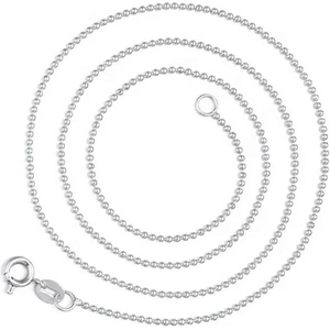 Silenti Jewelry Сребърен синджир "Мънисто